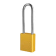 Candado Master Lock Aluminio A1107 Amarillo