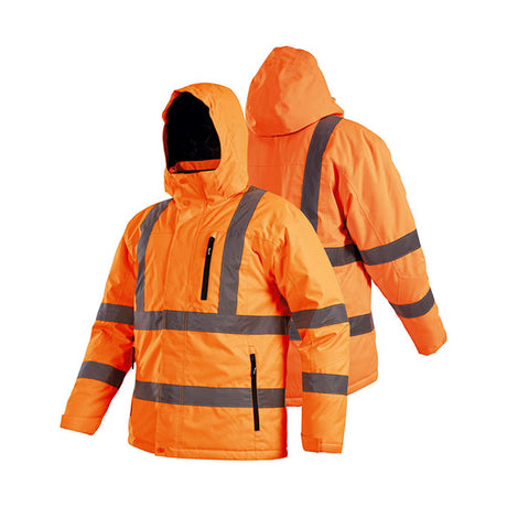 Parka Black Wolf Vial Highway Naranja