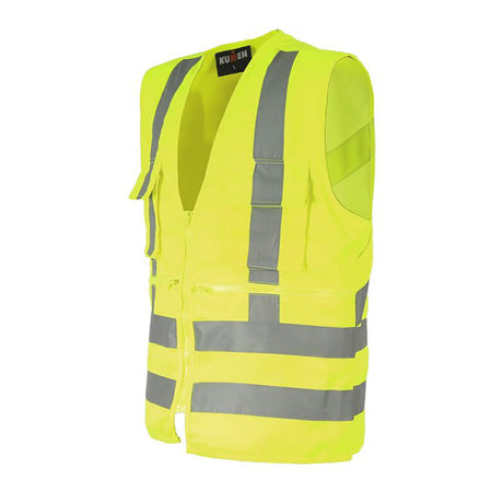 Chaleco de seguridad Kumen Geologo 360° Poplin Amarillo Fluor