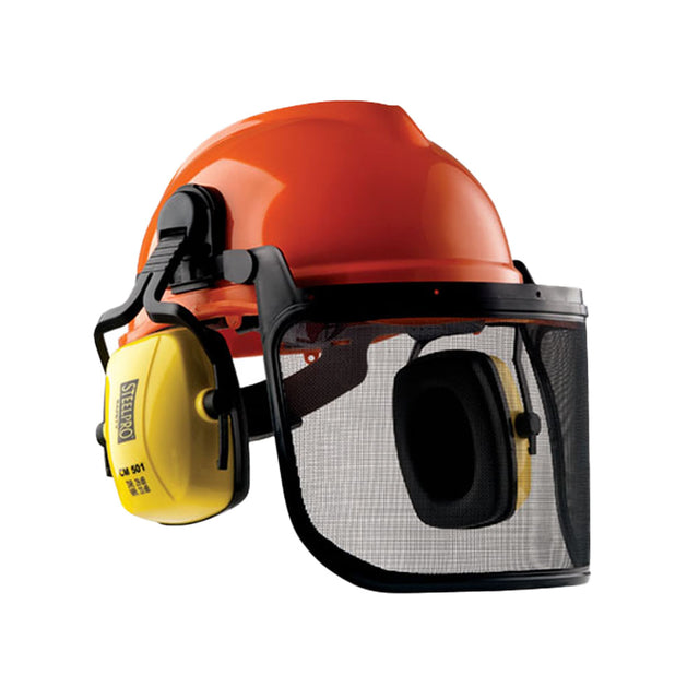 Casco de seguridad Steelpro Motosierrista