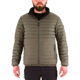 Parka Harwork Pluma Hw Goose Reversible Negro/Verde Oliva