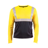 Polera Hardowrk Reflectiva Hw Manga Larga Amarillo Fluor