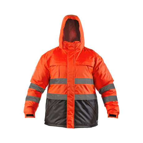 Parka Hardwork Reflectiva Hw Siberia Rojo Fluor