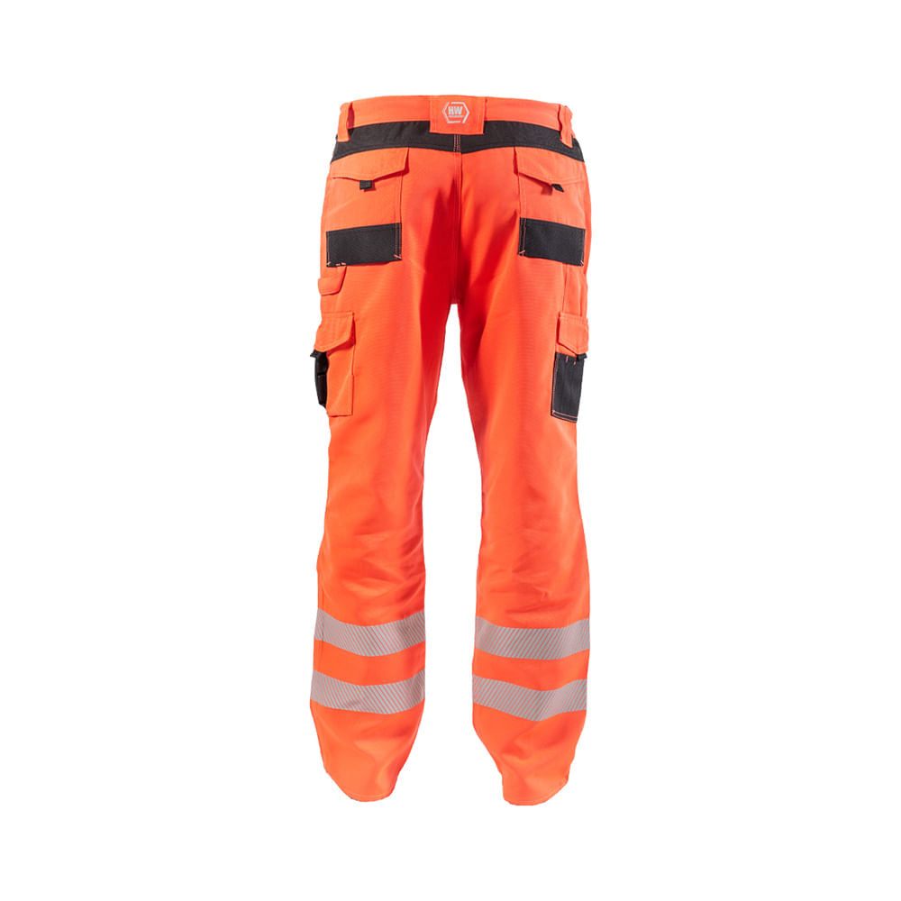 Pantalon Harwork Cargo Hw Dakota Rojo Fluor