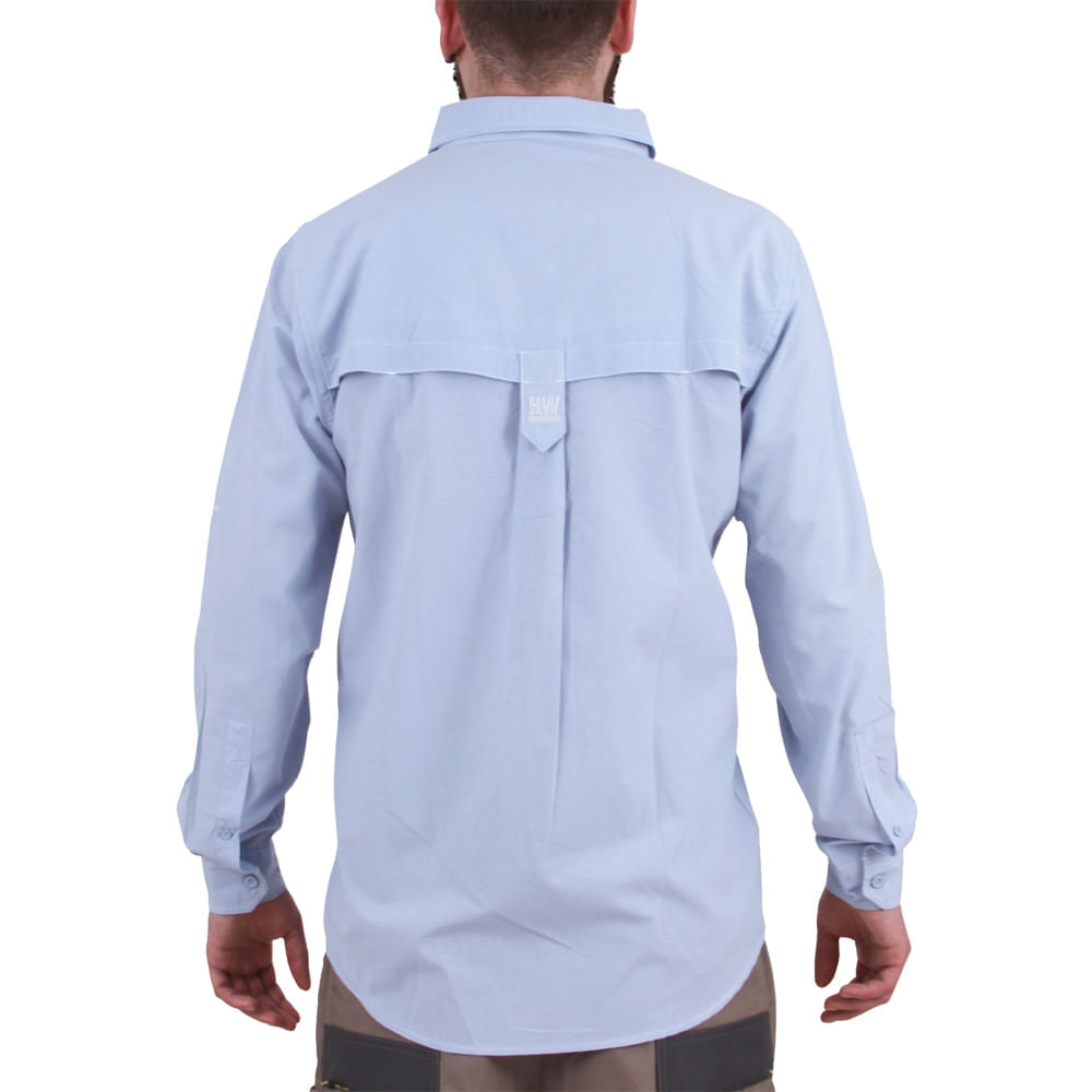 Camisa Hardwork Hw Duck Dry Celeste – Apro Seguridad Industrial