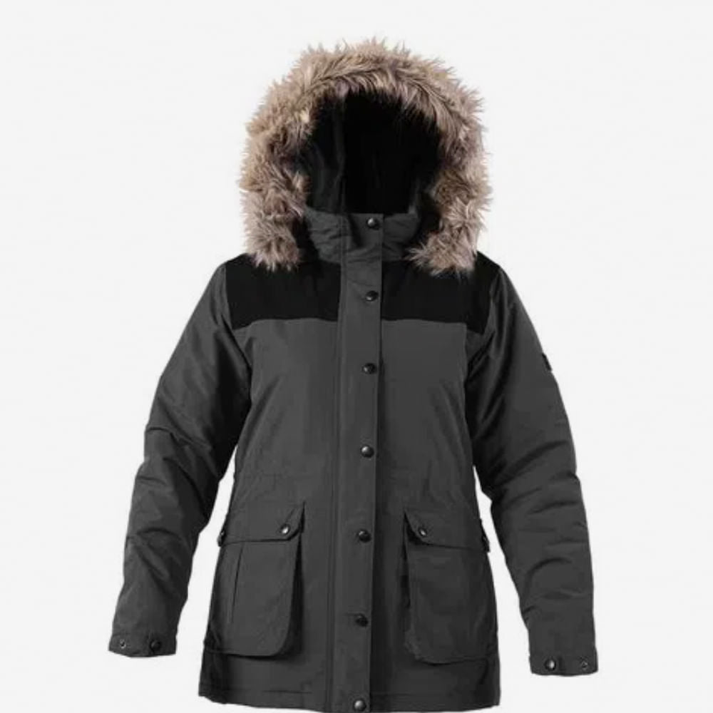 Parka Hardwork Impermeable Kodiak Mujer Negra