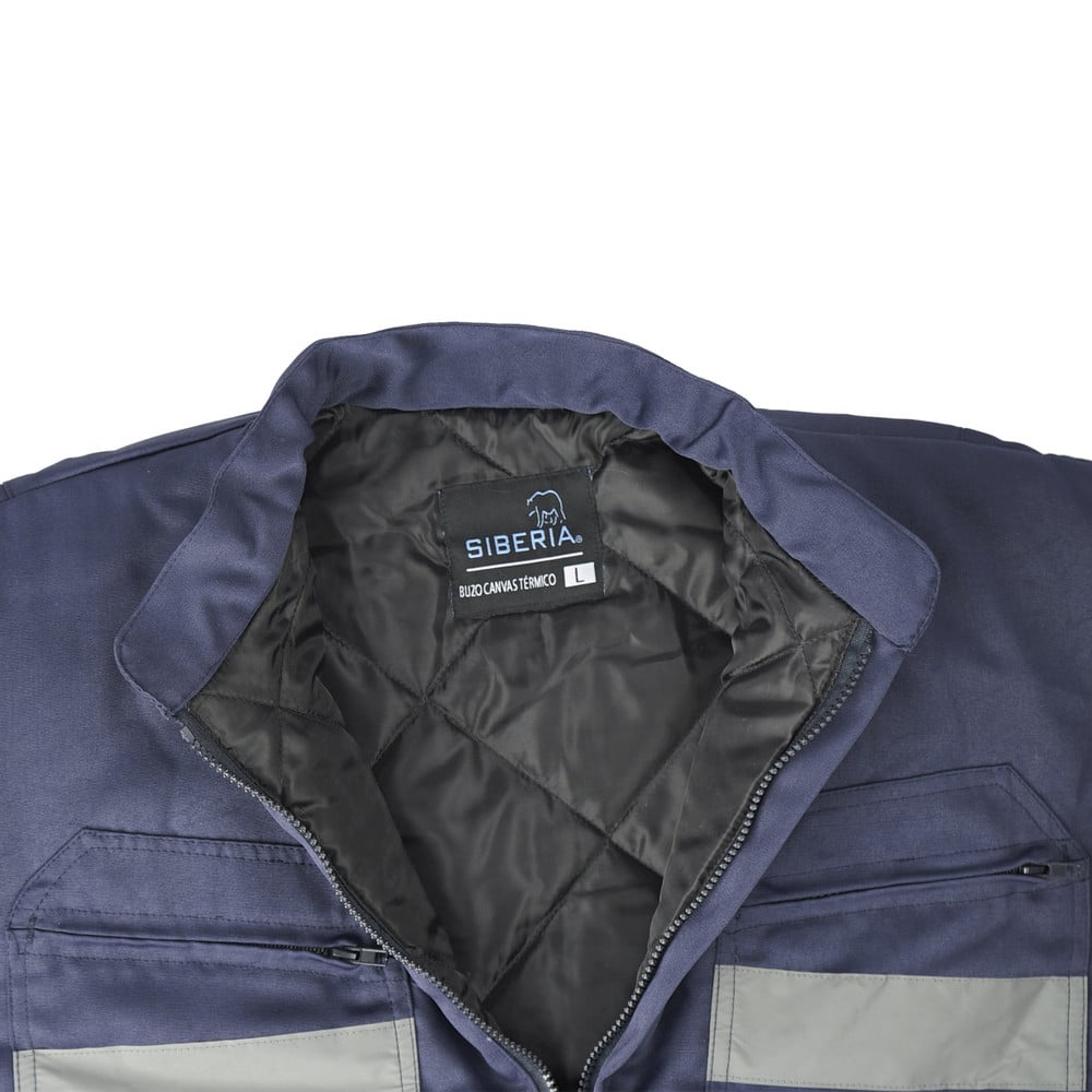 Buzo Siberia Termico Canvas Azul