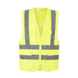 Chaleco Exoset Reflectante Supervisor Amarillo Fluor