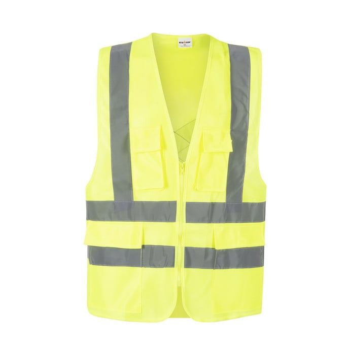 Chaleco Exoset Reflectante Supervisor Amarillo Fluor