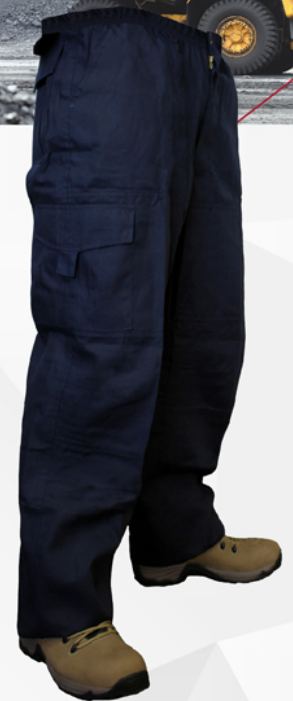 Pantalon Maritex Cargo Gabardina Azul Marino