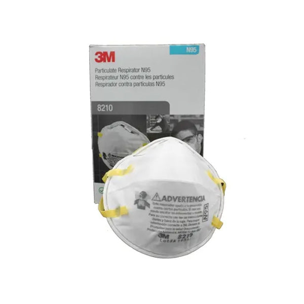 Respirador de Seguridad 3M N95 8210 (20 U)