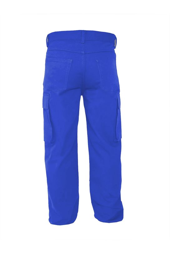 Pantalon Marshall Cargo Tela Ignifuga Azul