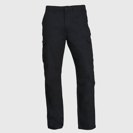 Pantalon Jayson Gabardina Cargo Algodon Negro