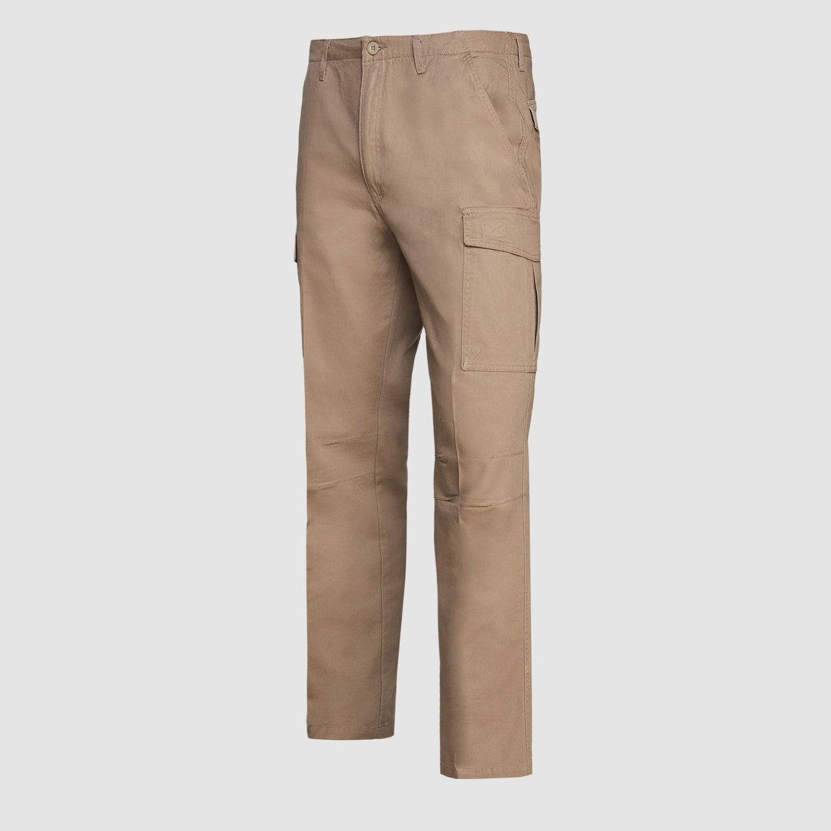 Pantalon Jayson Gabardina Cargo Algodon Beige