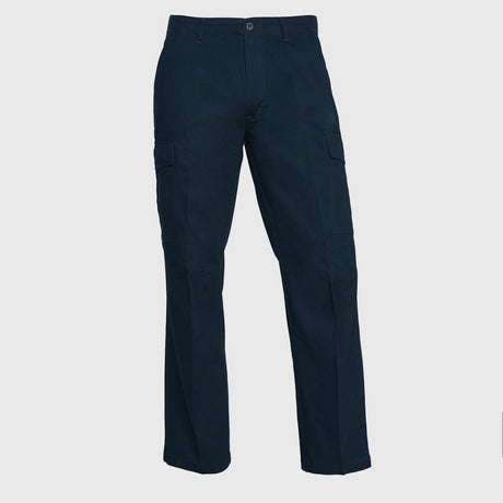 Pantalon Jayson Gabardina Cargo Algodon Azul Marino