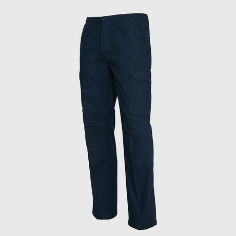 Pantalon Jayson Gabardina Cargo Algodon Azul Marino