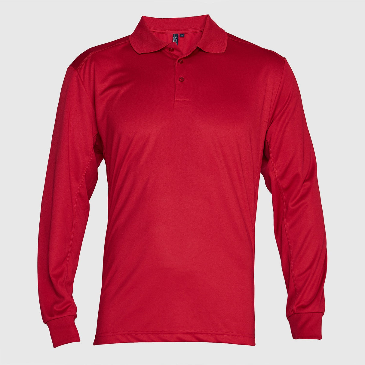 Polera Jayson Dry Fit Manga Larga Rojo