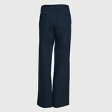 Pantalon Jayson Gabardina 100% Algodon Cargo Mujer Azul